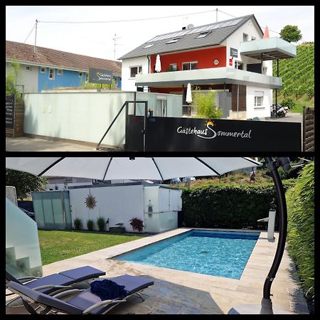 Gaestehaus Sommertal Mit Pool Im Garten, Eigener Parkplatz, 800M Zum Bodensee, 300M Zur Altstadt Meersburg Eksteriør bilde