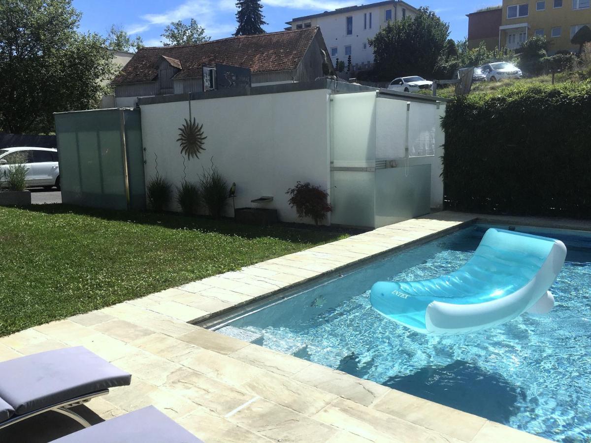Gaestehaus Sommertal Mit Pool Im Garten, Eigener Parkplatz, 800M Zum Bodensee, 300M Zur Altstadt Meersburg Eksteriør bilde